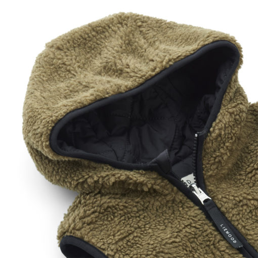 Liewood Diana Thermo-Wendeweste für Kinder „Khaki / Black mix“, Gr. 68-86, 98, 110 – Bild 5