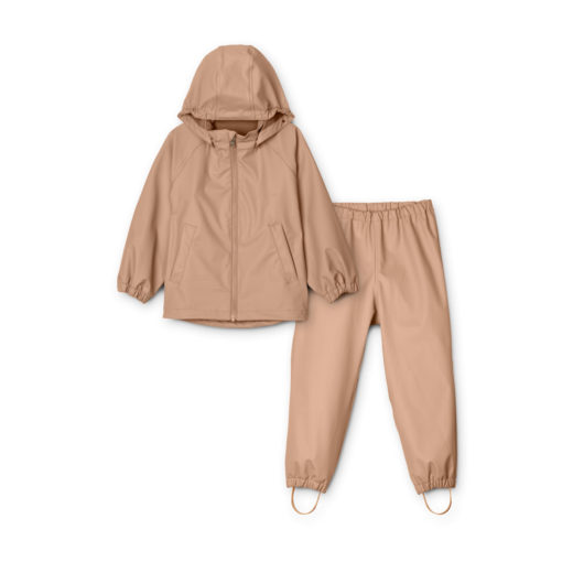 Liewood Moby Regenbekleidungs-Set „Dark rose“, Gr. 104, 116, 122