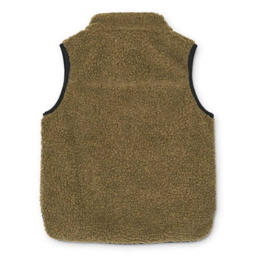 Liewood Vada Sherpa Weste für Kinder „Khaki black mix“, Gr. 116 – Bild 2