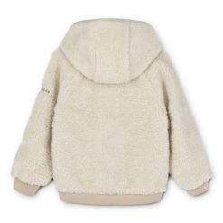 Liewood Yves Sherpa Kapuzenjacke für Kinder „Pecan / Sandy mix“, 1-6J – Bild 2