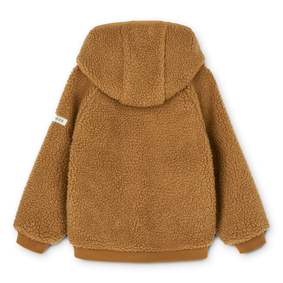 Liewood Yves Sherpa Kapuzenjacke für Kinder „Golden caramel / Oat mix“, Gr. 92, 98, 116 – Bild 2