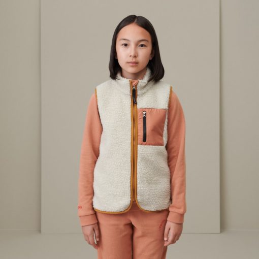 Liewood Vada Sherpa Weste für Kinder „Khaki black mix“, Gr. 116 – Bild 9
