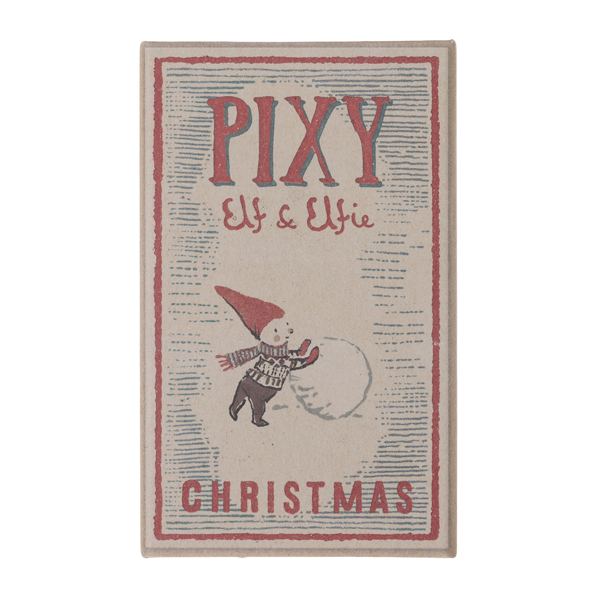 DELISTED Maileg Weihnachtself Pixy Elf in Streichholzschachtel, H14 cm – Bild 4