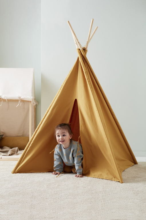 Kids Concept Tipi-Zelt „hellrosa“, H160cm – Bild 4