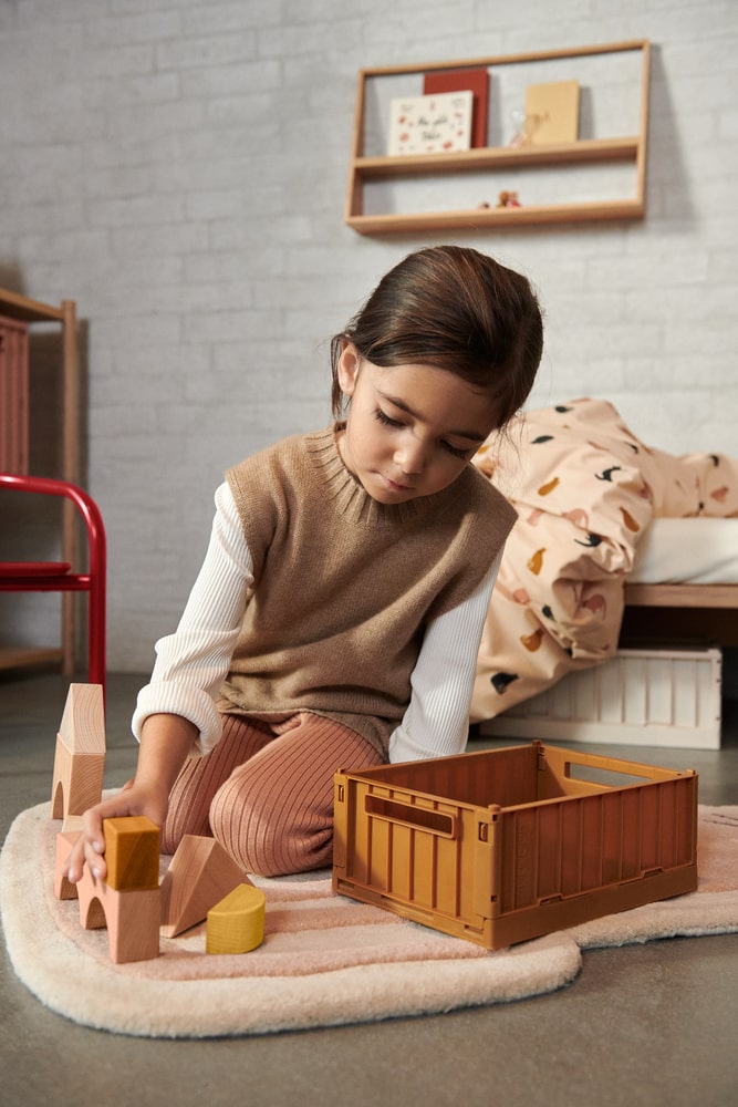 Liewood Geometrisches Holzpuzzle Ishan „Multi mix“, Holzbausteine – Bild 8