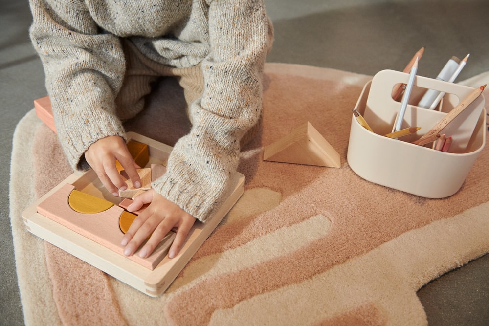 Liewood Geometrisches Holzpuzzle Ishan „Multi mix“, Holzbausteine – Bild 6