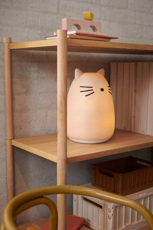 DELISTED Liewood großes Nachtlicht Jimbo „Cat golden caramel“, Silikon, kabellos, H32cm – Bild 5