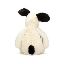 Jellycat Kuscheltier Bashful Black & Cream Puppy Medium (H31cm) – Bild 3