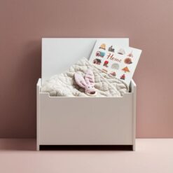 DELISTED Kids Concept Holztruhe „weiß“, 50x29x34cm – Bild 4