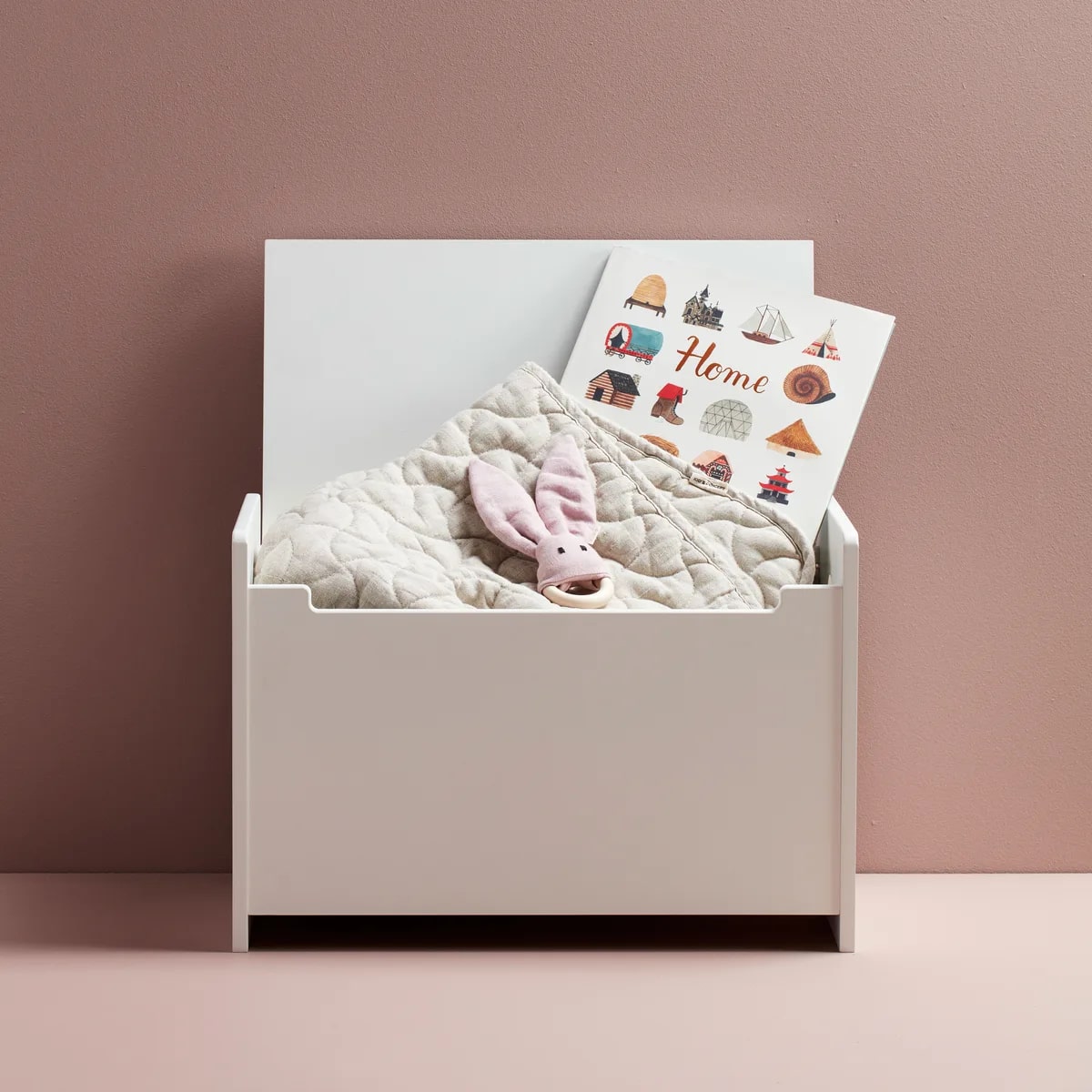 DELISTED Kids Concept Holztruhe „weiß“, 50x29x34cm – Bild 4