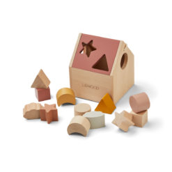 Liewood Steckspiel Ludwig „Rose multi mix“, Holzformen Puzzle, 17x14cm