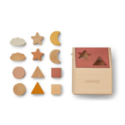 Liewood Steckspiel Ludwig „Rose multi mix“, Holzformen Puzzle, 17x14cm – Bild 2