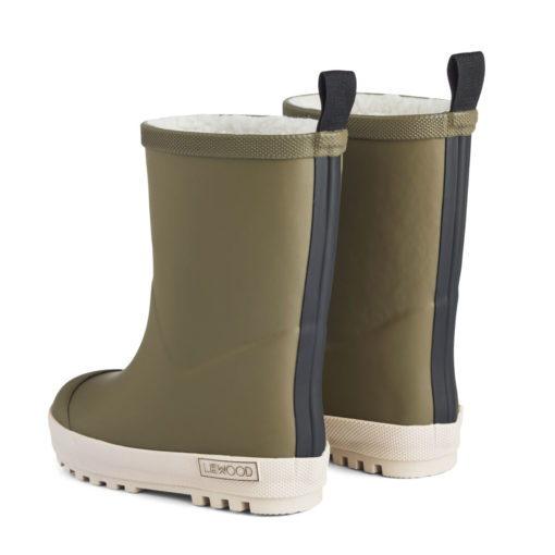 Liewood Mason Thermo-Regenstiefel „Khaki / Sand mix“, Teddyfutter, Gr. 22, 23, 25 – Bild 3