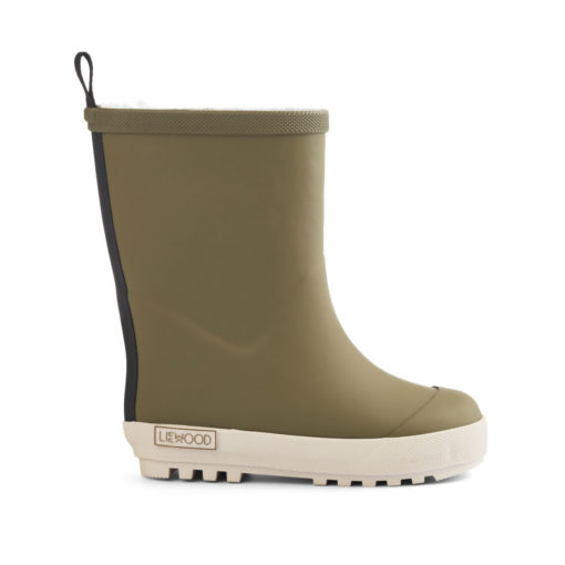Liewood Mason Thermo-Regenstiefel „Khaki / Sand mix“, Teddyfutter, Gr. 22, 23, 25 – Bild 2