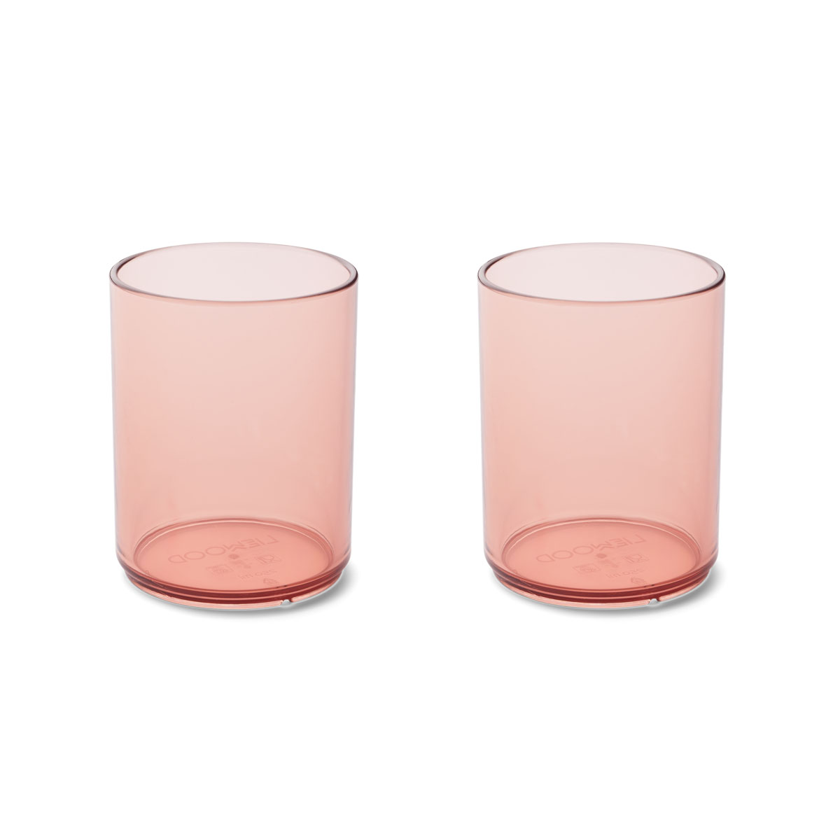 DELISTED Liewood Tritan-Kinderbecher Mika „Dusty raspberry“, 2er-Set, 250ml, bruchsicher