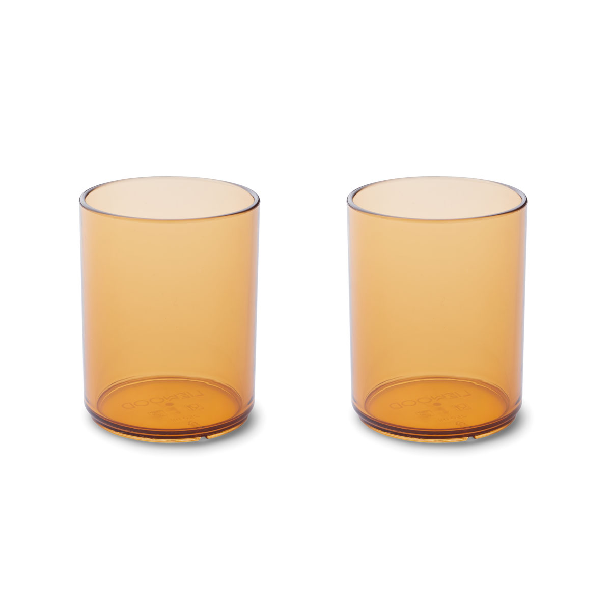 DELISTED Liewood Tritan-Kinderbecher Mika „Mustard“, 2er-Set, 250ml, bruchsicher