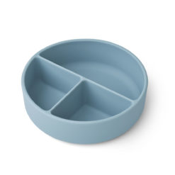 Liewood Rosie Silikon Menüschale mit Deckel „Mr Bear / Whale blue/ Sea blue mix“, ø15cm – Bild 2