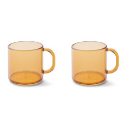 Liewood Tritan-Kindertasse Tomo „Mustard“, 2er-Set, 180ml, bruchsicher