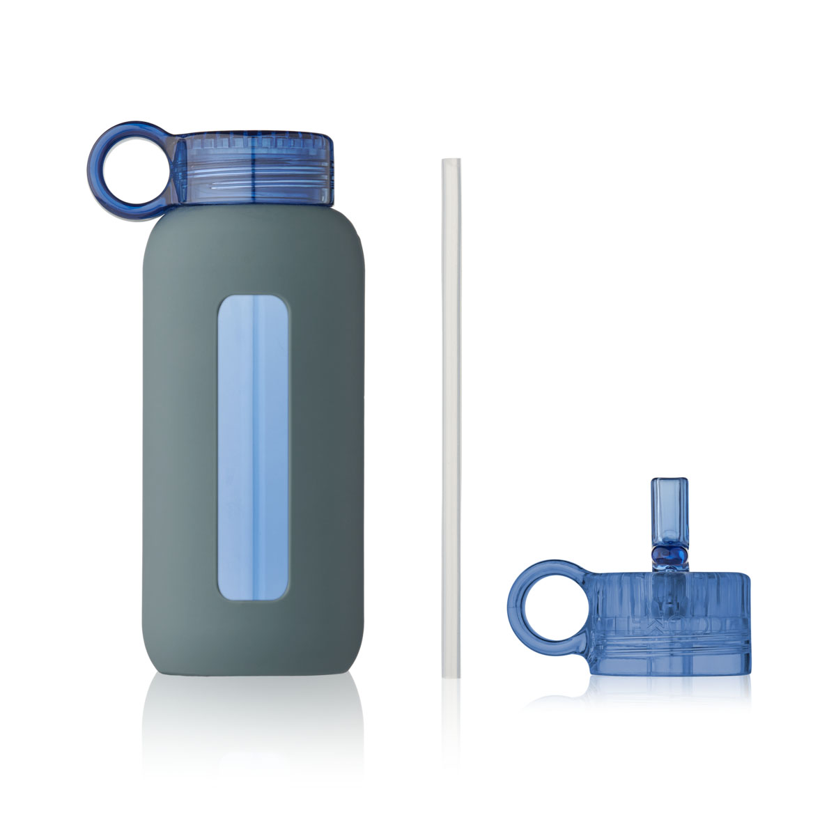 DELISTED Liewood Tritan-Wasserflasche Yang „Blue mix“, 350ml, auslaufsicher
