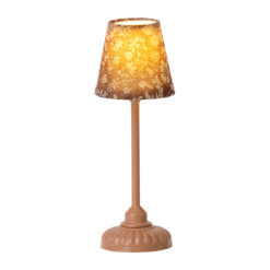 Maileg Miniatur-Stehlampe „dark powder“, H14cm