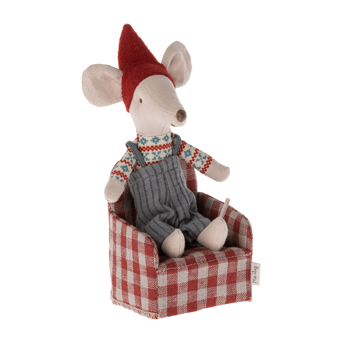 DELISTED Maileg Sessel für Mäuse, rot, H8cm – Bild 3