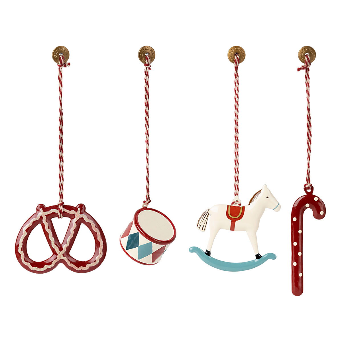 DELISTED Maileg Weihnachtsbaumschmuck-Set „Peter's Christmas“, Metall – Bild 3