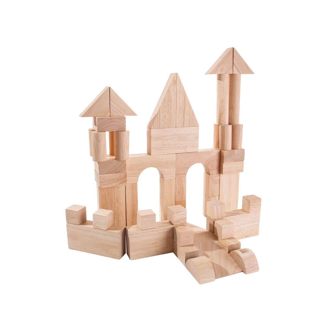 DELISTED PlanToys Bauklötze-Set, 40-teilig aus Holz – Bild 4
