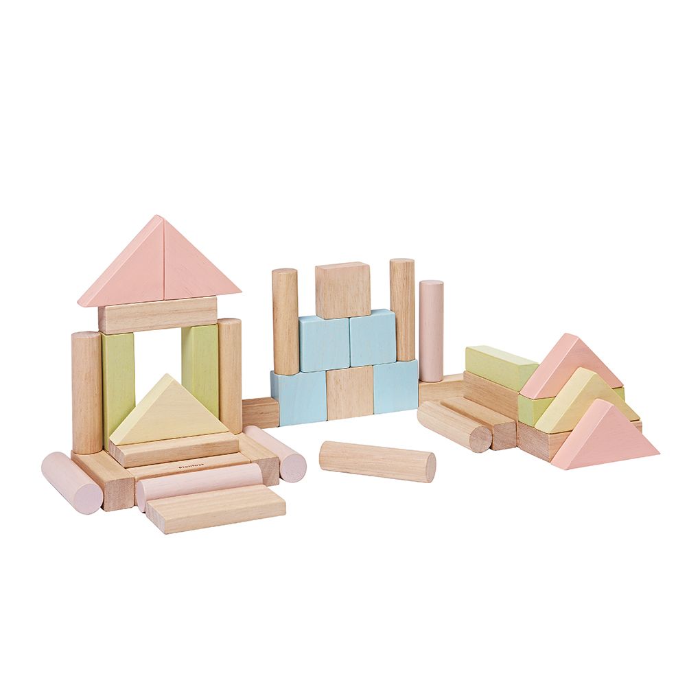 PlanToys Bauklötze-Set, 40-teilig aus Holz – Bild 2