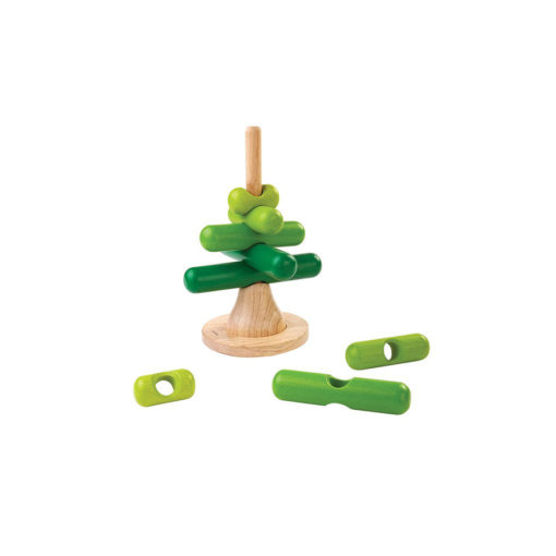 PlanToys Stapelturm Baum aus Holz – Bild 6