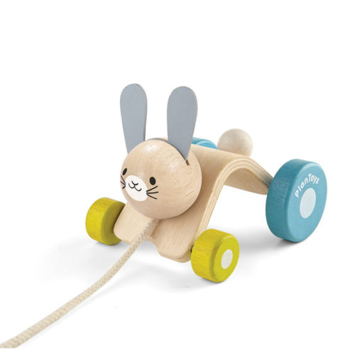 PlanToys Ziehtier „Hase“ aus Holz – Bild 3