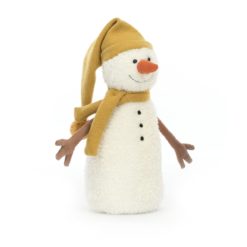 Jellycat Kuscheltier Lenny Snowman Large „yellow“ (37x16cm)