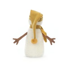 Jellycat Kuscheltier Lenny Snowman Large „yellow“ (37x16cm) – Bild 2