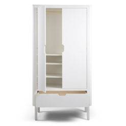 Sebra Kleiderschrank „weiß“, 2-türig, FSC-Mix – Bild 4