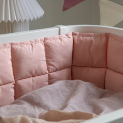 DELISTED Sebra Bettnestchen „blossom pink“, Bio-Kapokfüllung, L360cm – Bild 2