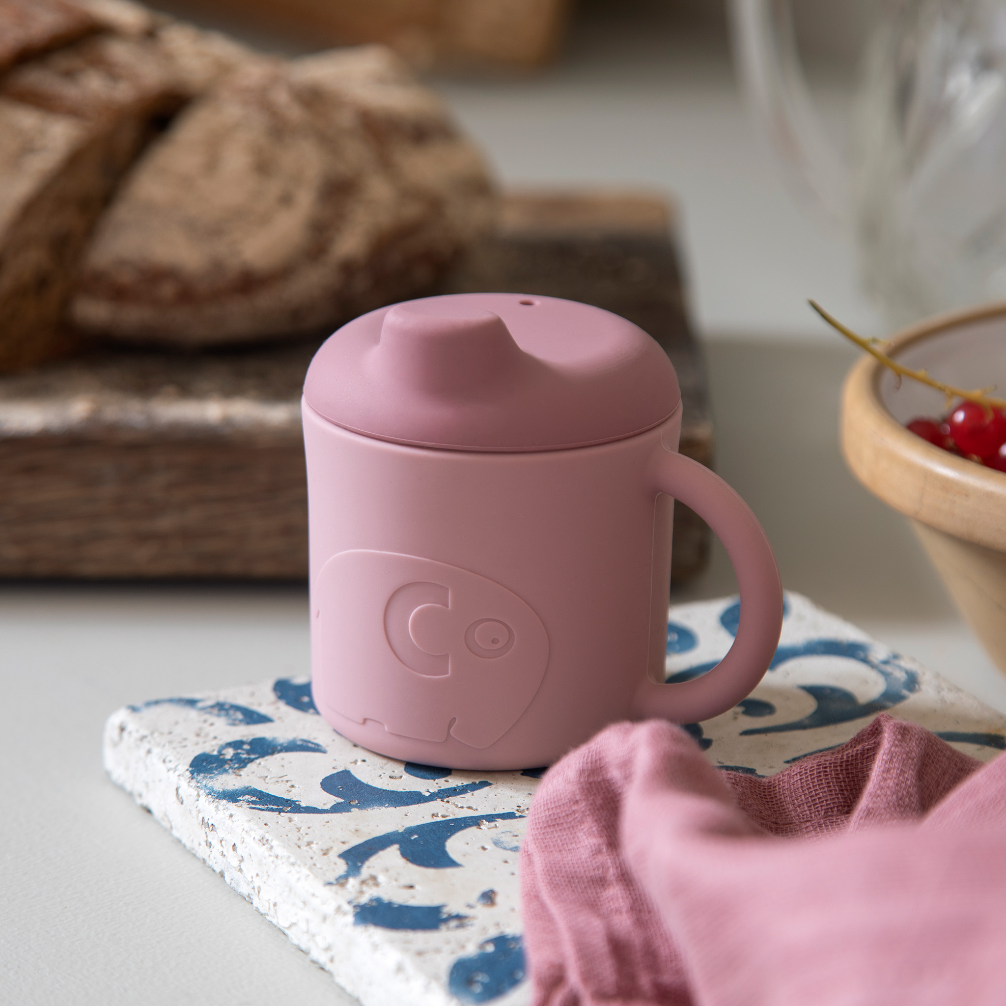 Sebra Silikon Tasse, Fanto, blossom pink – Bild 3