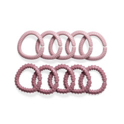 Sebra Spielzeug Ringe, 10 Stck., blossom pink