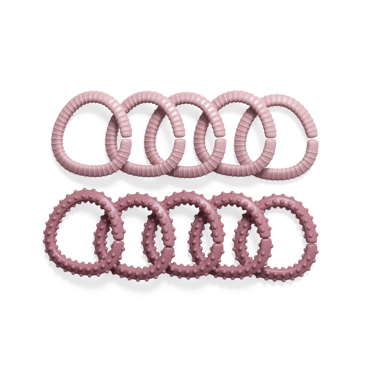 Sebra Spielzeug Ringe, 10 Stck., blossom pink
