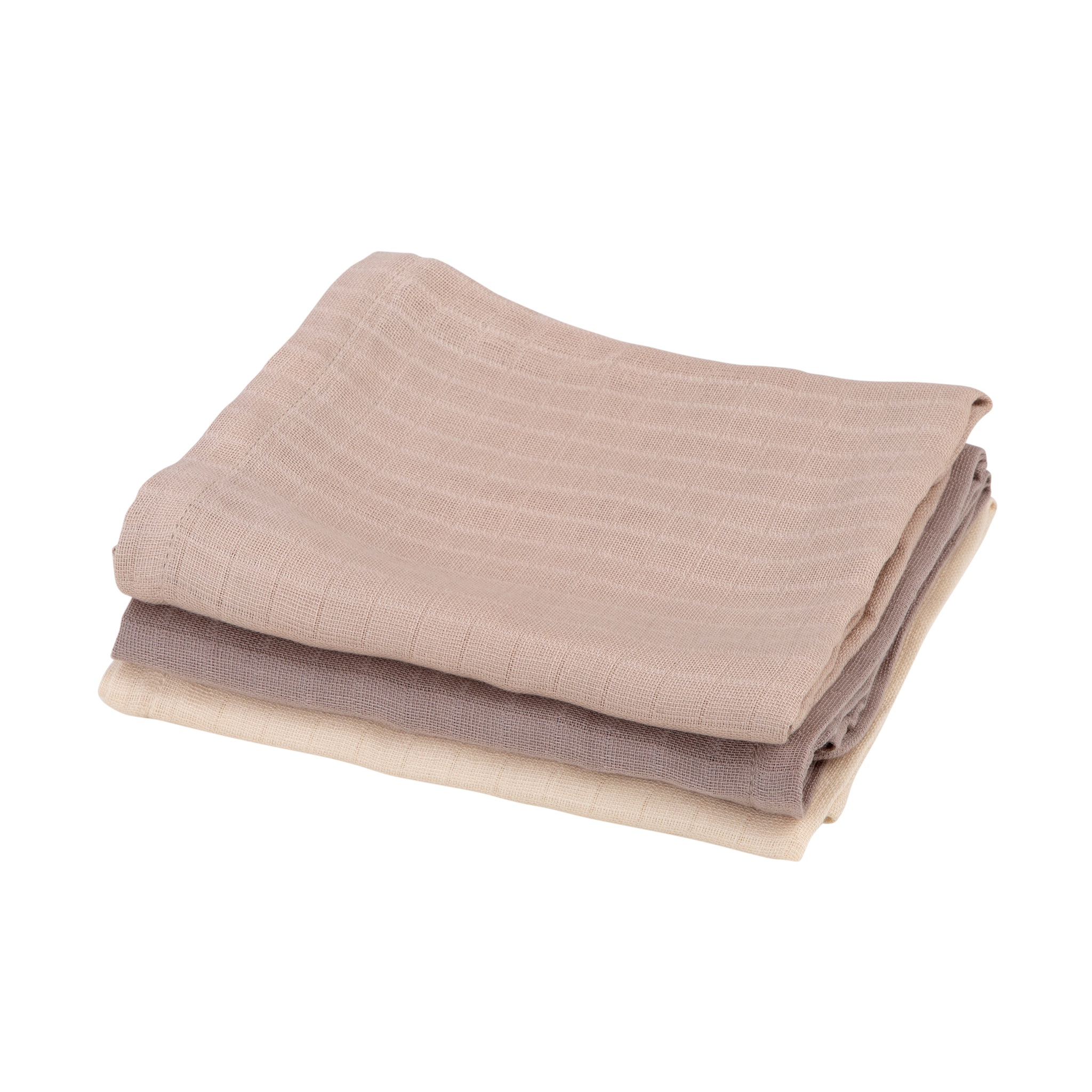 Sebra Spucktücher „moonlight beige“, 3er Set