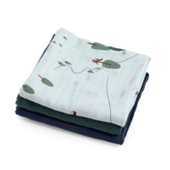 DELISTED Sebra Spucktücher-Set „Dragon Tales“, Musselin, 3er-Set, 75cm