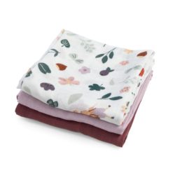 DELISTED Sebra Spucktücher-Set „Pixie Land“, Musselin, 3er-Set, 75cm