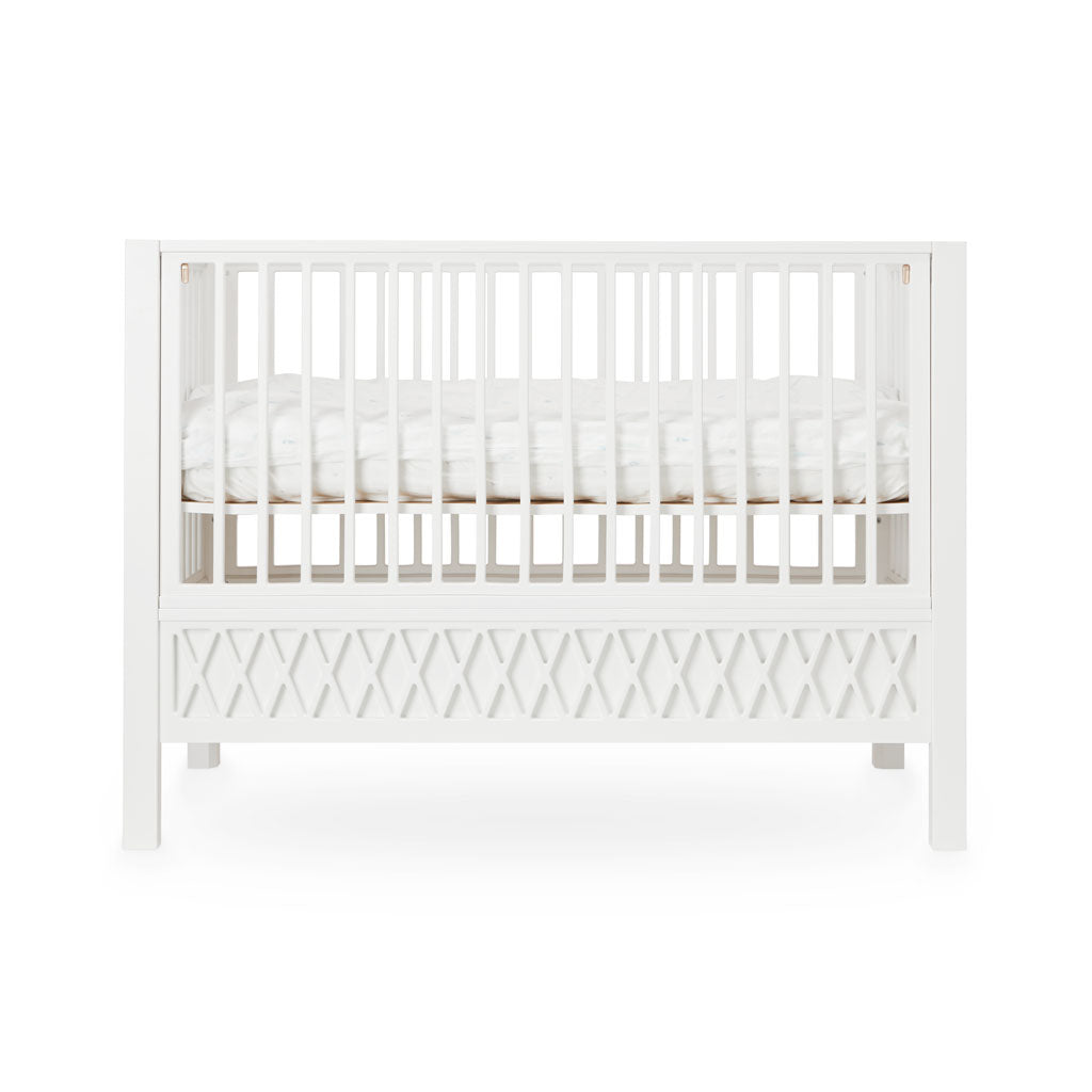 Cam Cam Babybett Harlekin „Weiß“, FSC Mix, 60x120cm 01