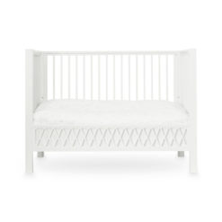 Cam Cam Babybett Harlekin „Weiß“, FSC Mix, 60x120cm – Bild 2