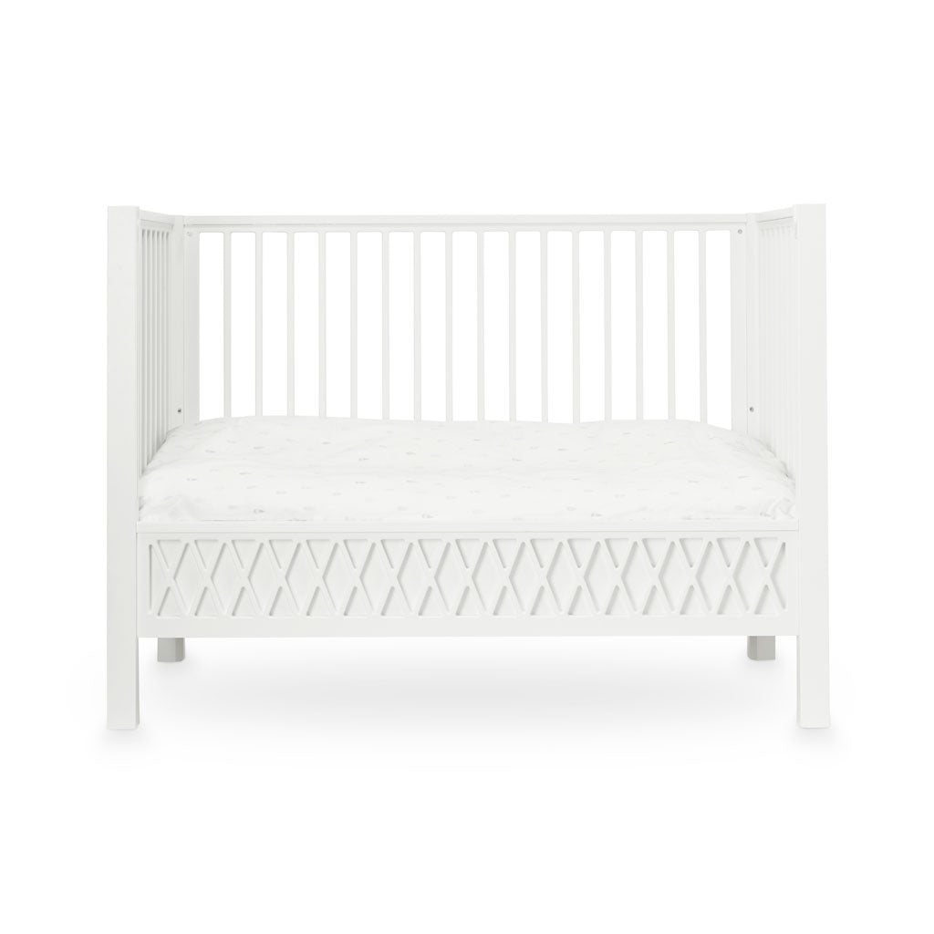 Cam Cam Babybett Harlekin „Weiß“, FSC Mix, 60x120cm – Bild 2