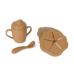 Konges Sløjd Silikon-Geschirrset „Muschel / Bark“