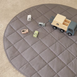 DELISTED Kids Concept Spielteppich „grau“, ø100cm – Bild 2