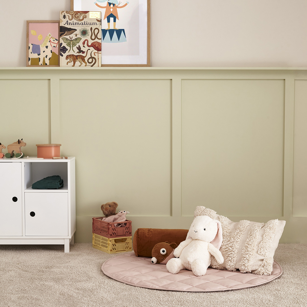 DELISTED Kids Concept Spielteppich „hellrosa“, ø100cm – Bild 2