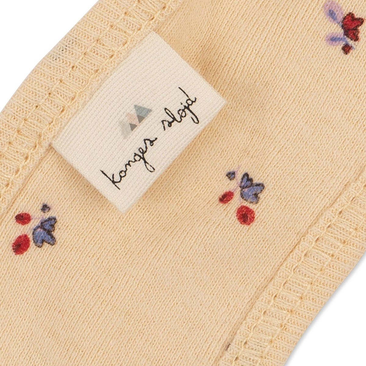 DELISTED Konges Sløjd Bandana-Lätzchen „Bloom Red / Blue“ – Bild 3