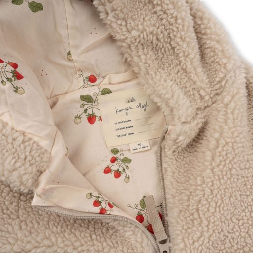 Konges Sløjd Grizz Teddy Poncho „Creme Off White“ 1-8J – Bild 2