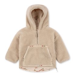 Konges Sløjd Grizz Teddy Poncho KS3474 - CREAM OFF WHITE-min