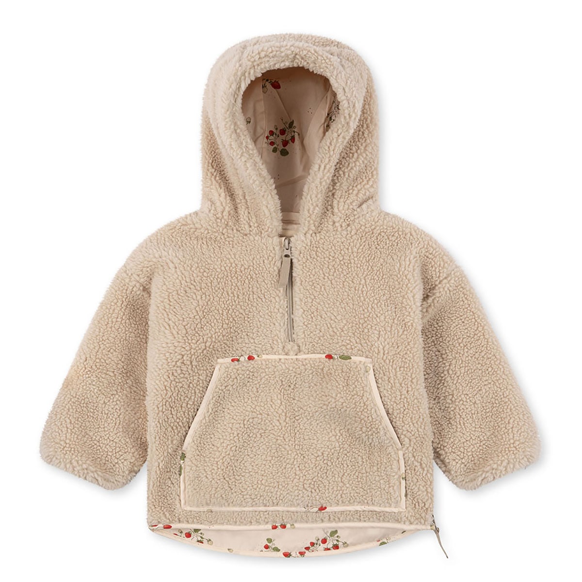 Konges Sløjd Grizz Teddy Poncho „Creme Off White“ 1-8J